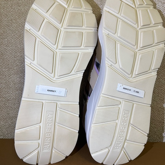 BURBERRY Lf Ramsey L Story 35 Sneakers - Multi Leather - Picture 10 of 16